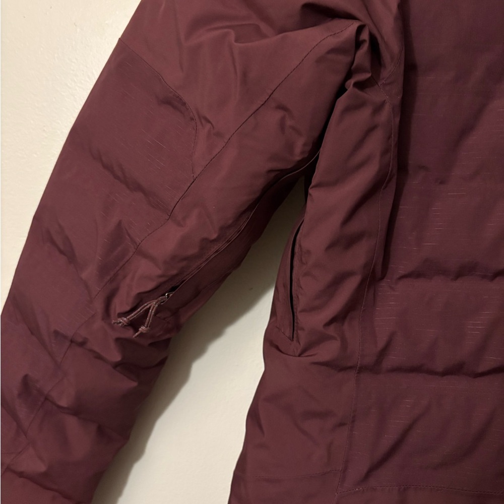 REI Stormhenge 850 Down Waterproof Breathable Women's Maroon Ski Jacket - Picture 5 of 11